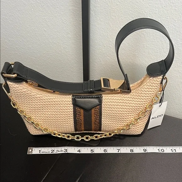 Aldo | Woven Shoulder Bag w/ Crossbody Strap - Picture 9 of 13